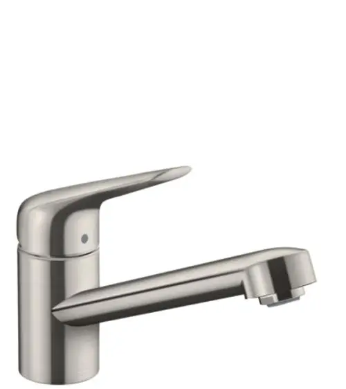 Hansgrohe HG Spültischmischer 100 Focus M42 1jet edelstahl-optik, 71808800, Artikel in Kategorie